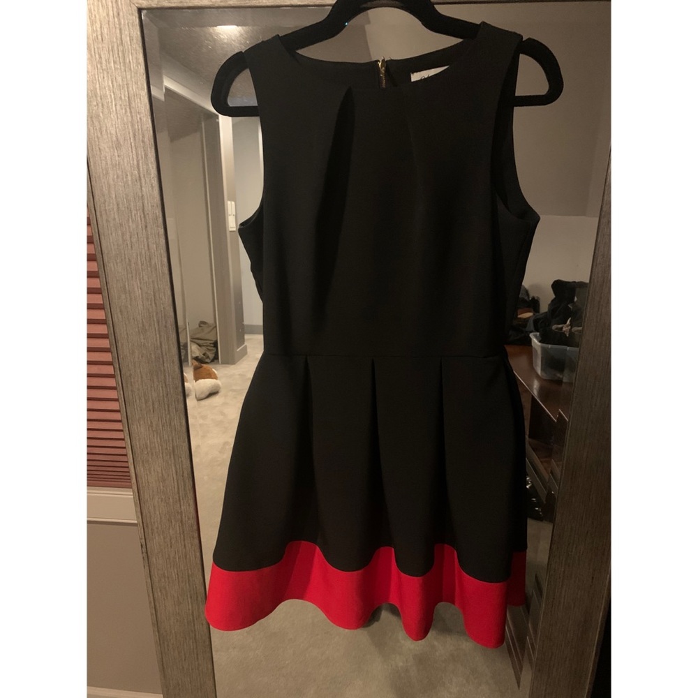 Black and red dress